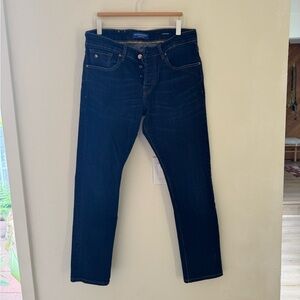 Scotch & Soda Men’s Dark Blue Slim Straight Jeans size 32
